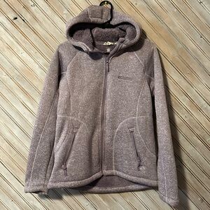 Mountain Warehouse Lilac Purple Sherpa Lined Teddy Zipper Jacket